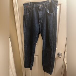 Wrangler Blue Relaxed Fit Jeans